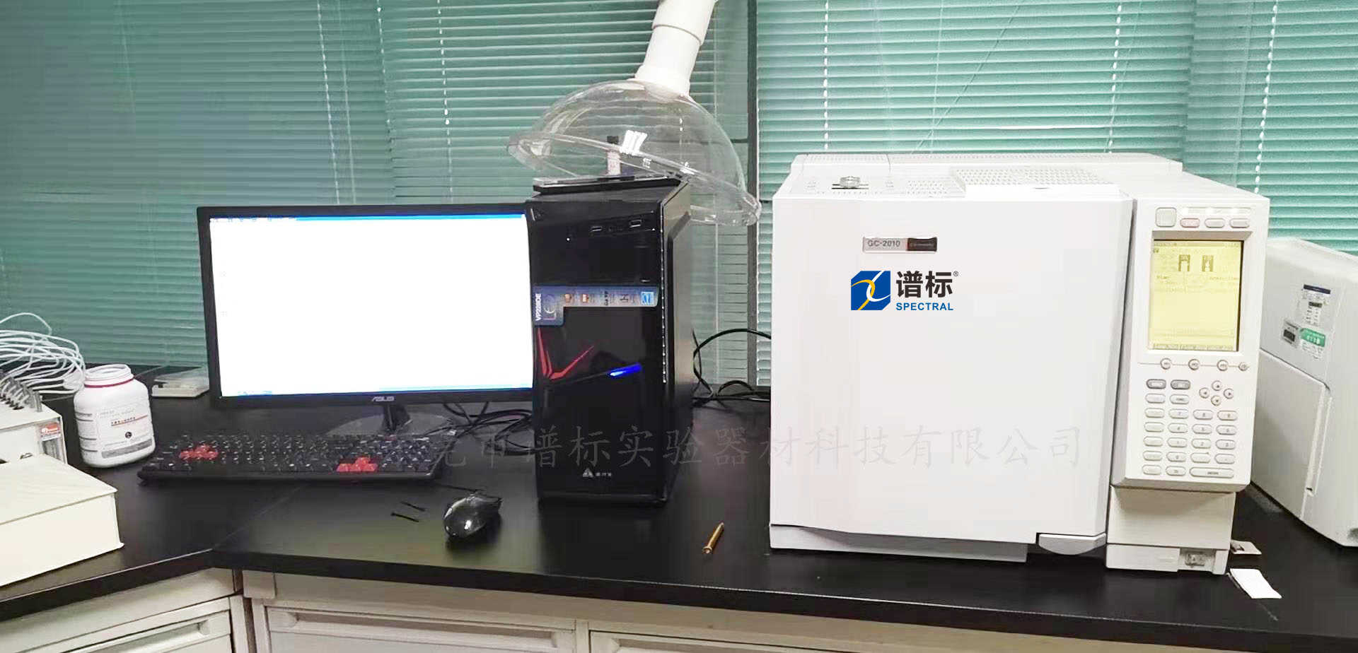 佛山某大型檢測(cè)公司購(gòu)買(mǎi)我司二手氣相色譜GC-2010（雙進(jìn)樣口 分流/不分流，雙FID）